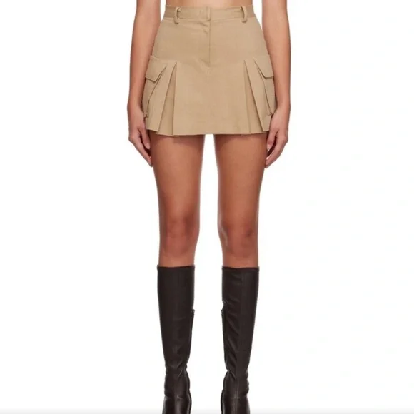 The Frankie Shop Tan Mini Skirt - Picture 11 of 11